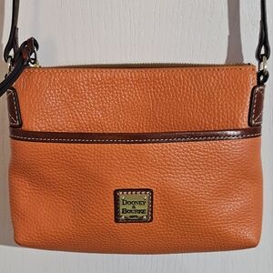 Dooney & Bourke Pebble Grain Tangerine Ginger Crossbody